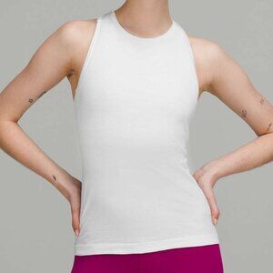 lululemon Swiftly Tech High Neck Tank 2.0 *Race Length in White